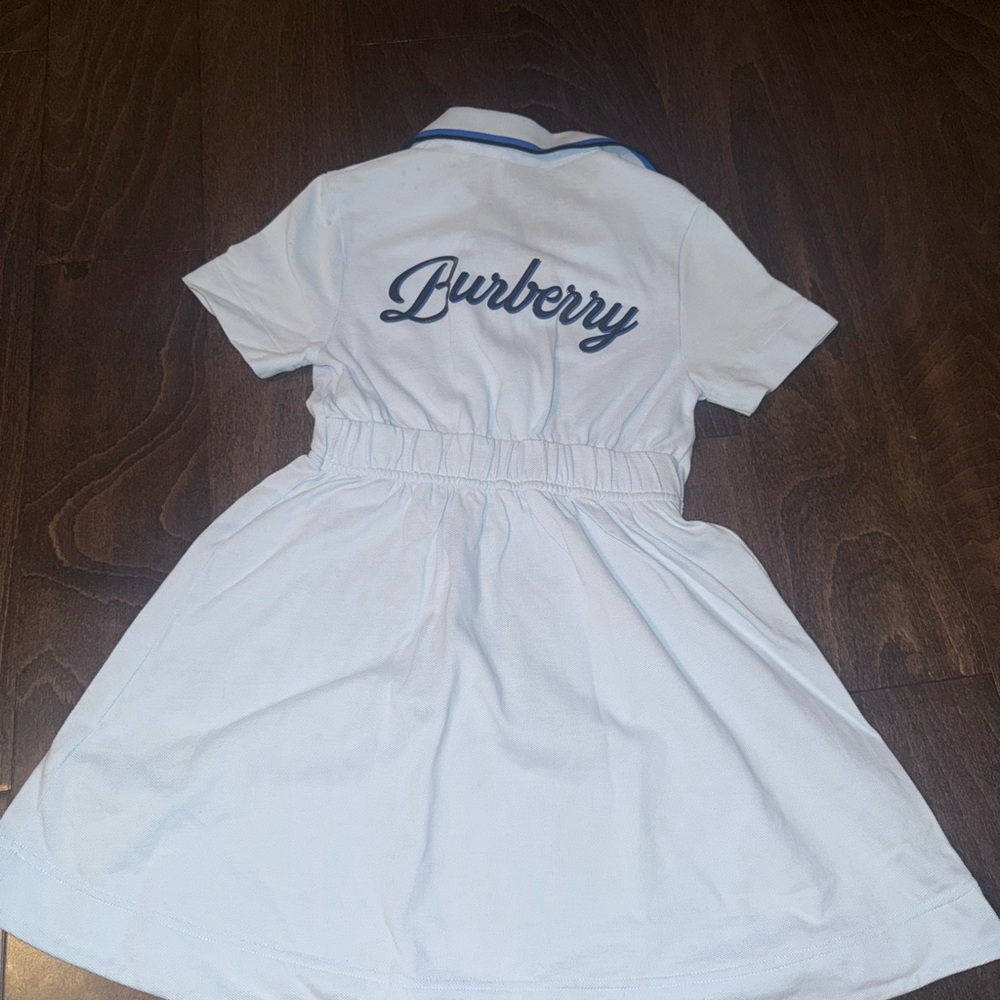 Light Blue Kids Burberry Dress